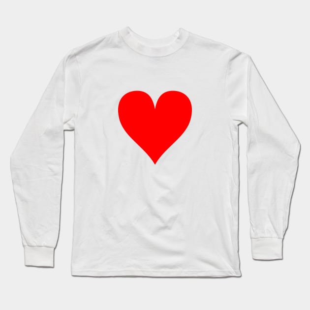 Ace of Hearts Long Sleeve T-Shirt by phneep